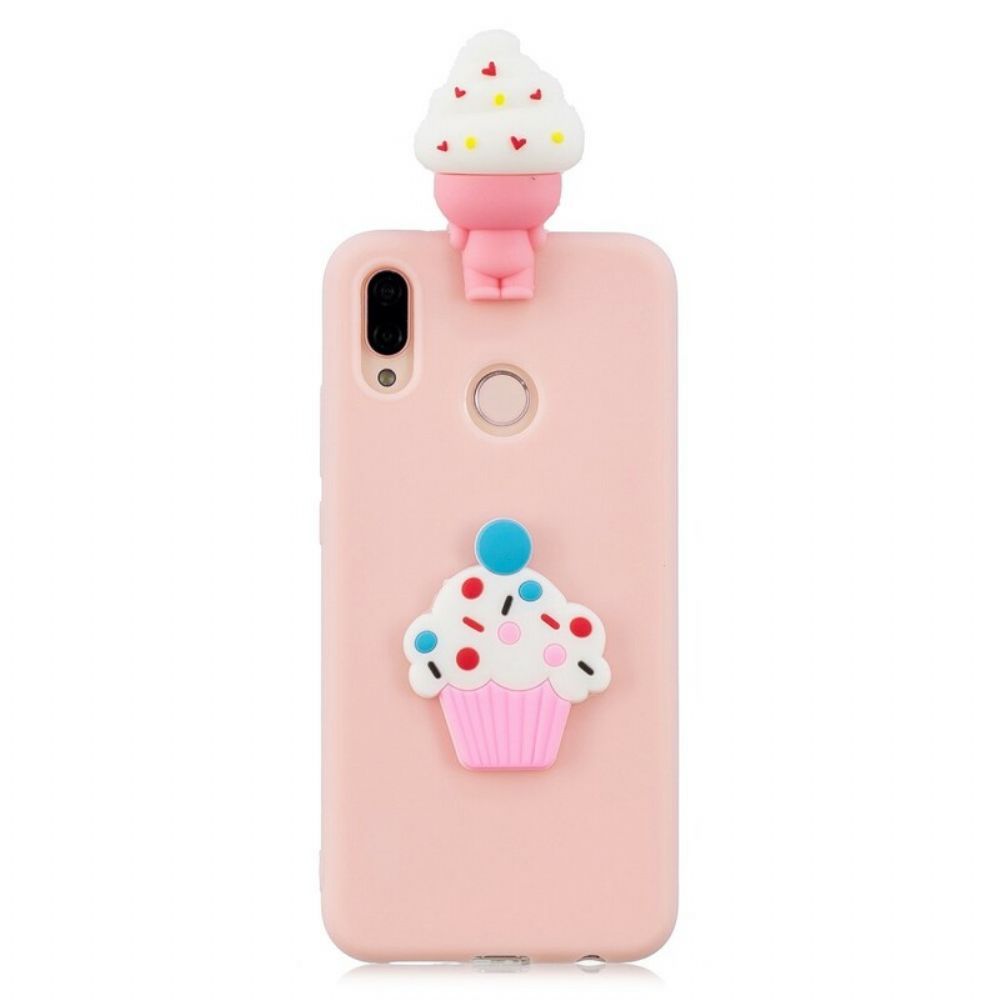 Telefoonhoesje voor Huawei P20 Lite 3d-cupcake