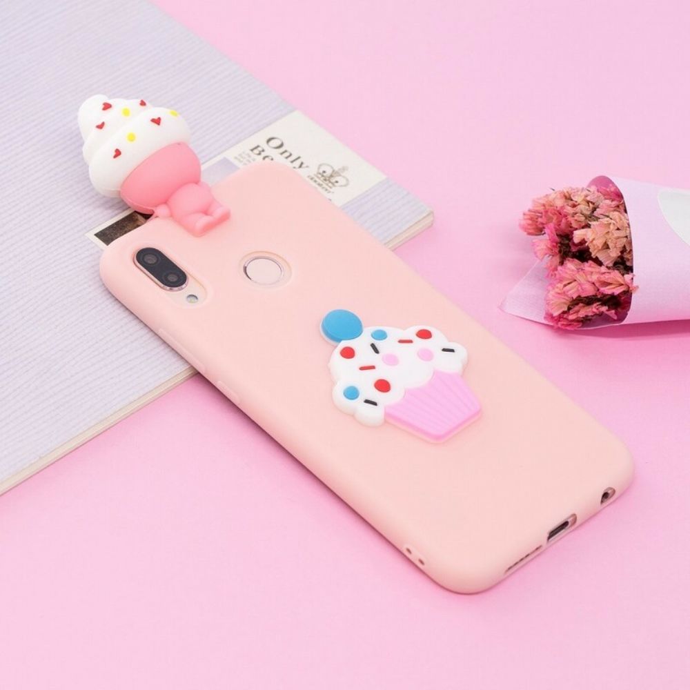 Telefoonhoesje voor Huawei P20 Lite 3d-cupcake