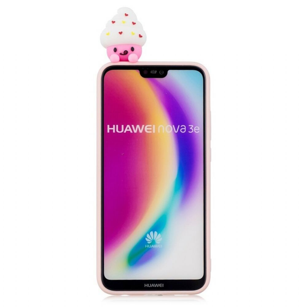 Telefoonhoesje voor Huawei P20 Lite 3d Leuk Ijs