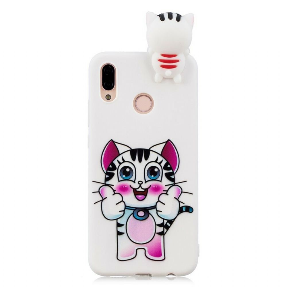 Telefoonhoesje voor Huawei P20 Lite 3d Mijn Kat