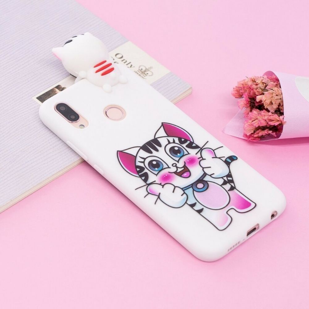 Telefoonhoesje voor Huawei P20 Lite 3d Mijn Kat