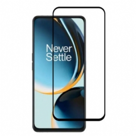 Oneplus Nord Ce 3 Lite 5G Screenprotector Van Gehard Glas Met Zwarte Randen