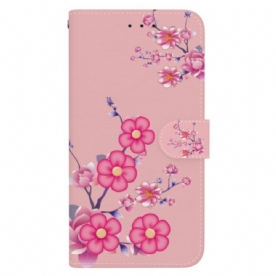 Flip Case Leren Samsung Galaxy S24 Ultra 5g Sakura-band