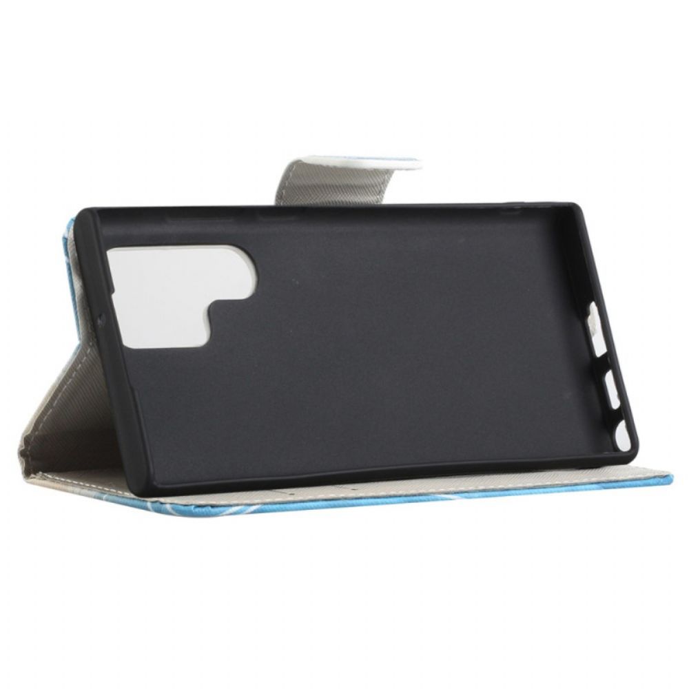 Flip Case Leren Samsung Galaxy S24 Ultra 5g Uilenstam