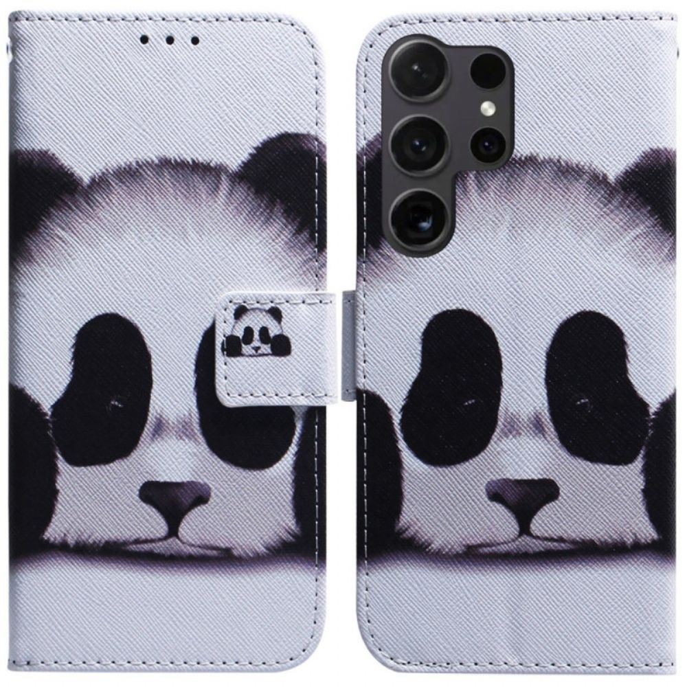 Folio-hoesje Samsung Galaxy S24 Ultra 5g Telefoonhoesje Panda