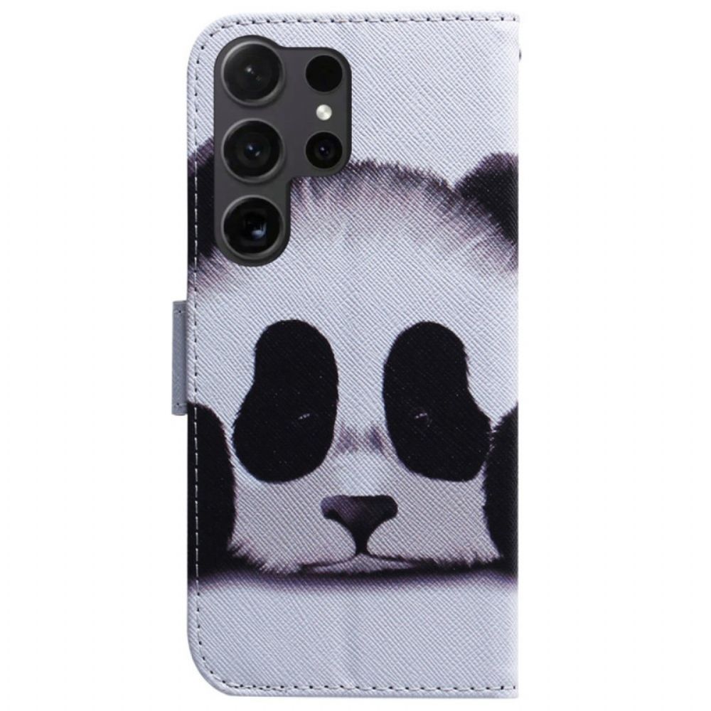 Folio-hoesje Samsung Galaxy S24 Ultra 5g Telefoonhoesje Panda