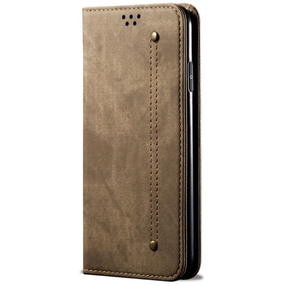 Folio-hoesje Voor Samsung Galaxy S24 Ultra 5g Jeansstof