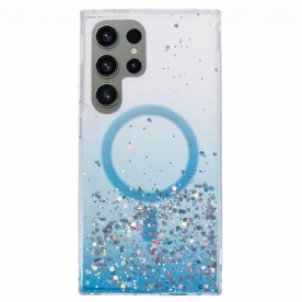 Hoesje Samsung Galaxy S24 Ultra 5g Magsafe-compatibele Glitters