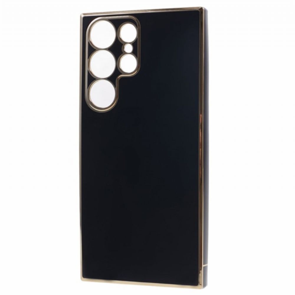 Hoesje Voor Samsung Galaxy S24 Ultra 5g Leerstijl