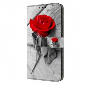 Leren Hoesje Samsung Galaxy S24 Ultra 5g Roze Bescherming Hoesje