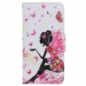 Leren Hoesje Voor Samsung Galaxy S24 Ultra 5g Fee Met Riem