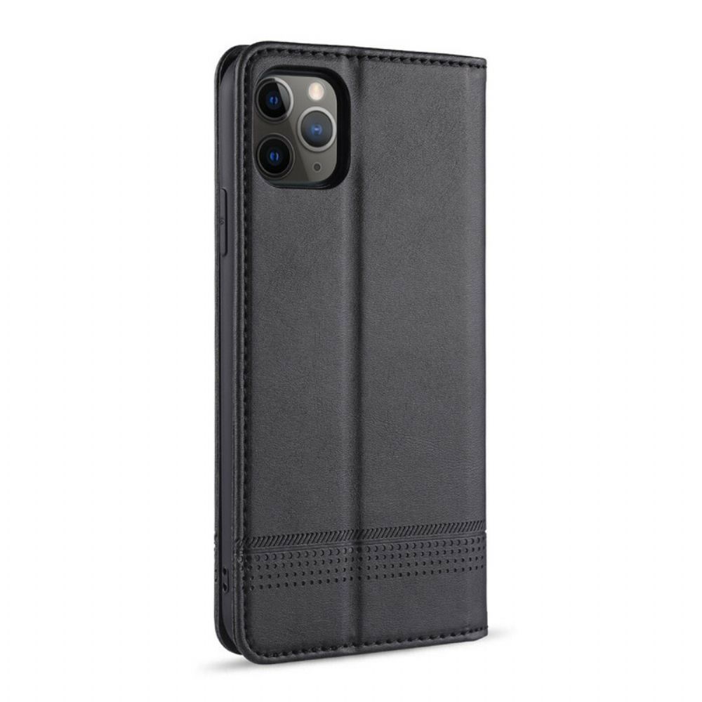 Bescherming Hoesje voor iPhone 12 Pro Max Folio-hoesje Azns Lederen Stijl