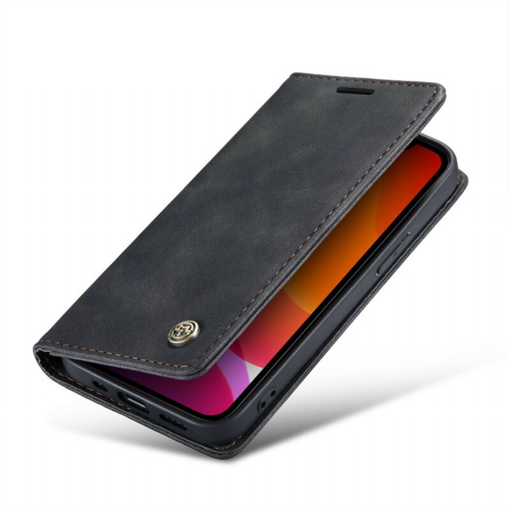 Bescherming Hoesje voor iPhone 12 Pro Max Folio-hoesje Caseme Kunstleer