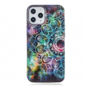 Hoesje voor iPhone 12 Pro Max Fluorescerende Bloemenserie