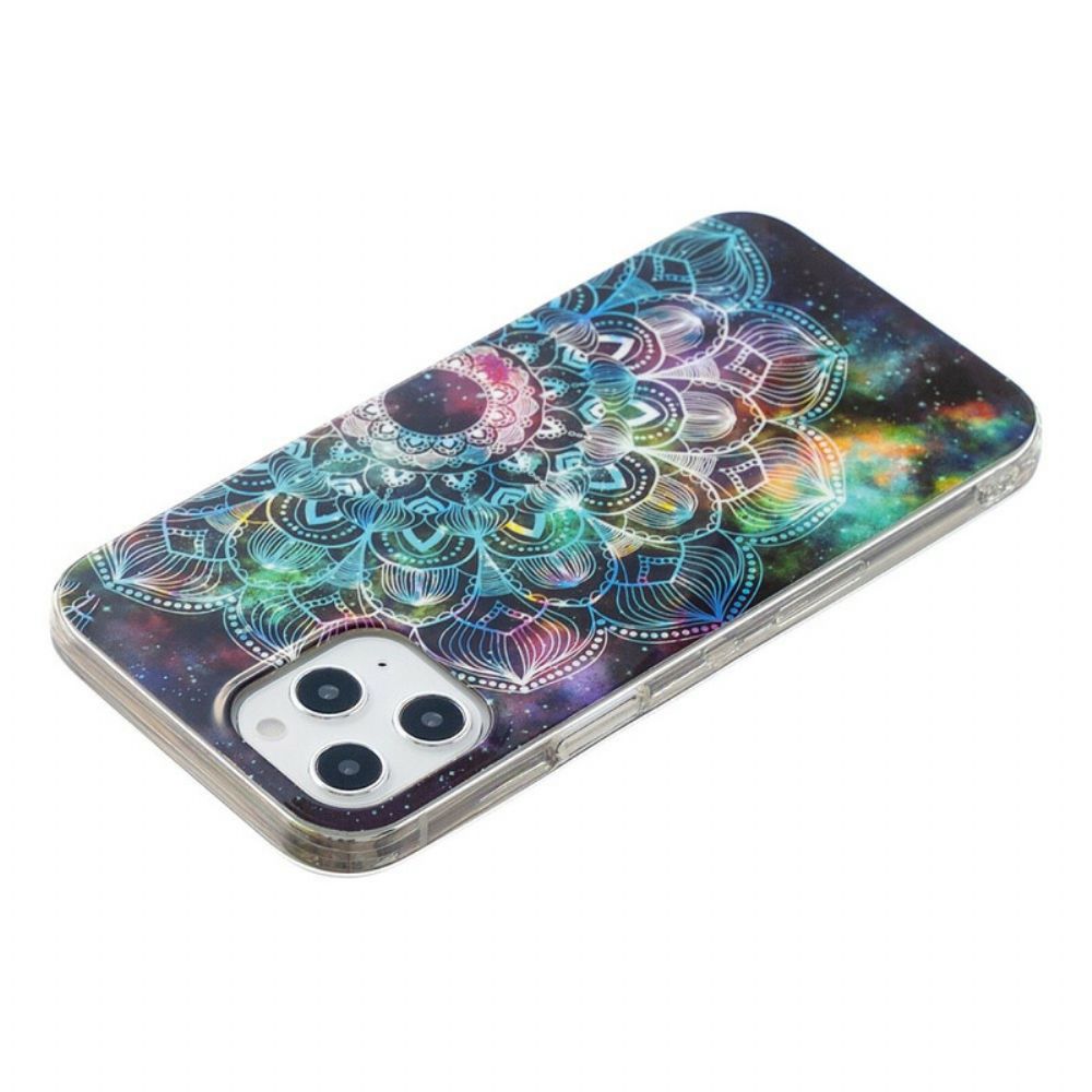 Hoesje voor iPhone 12 Pro Max Fluorescerende Bloemenserie