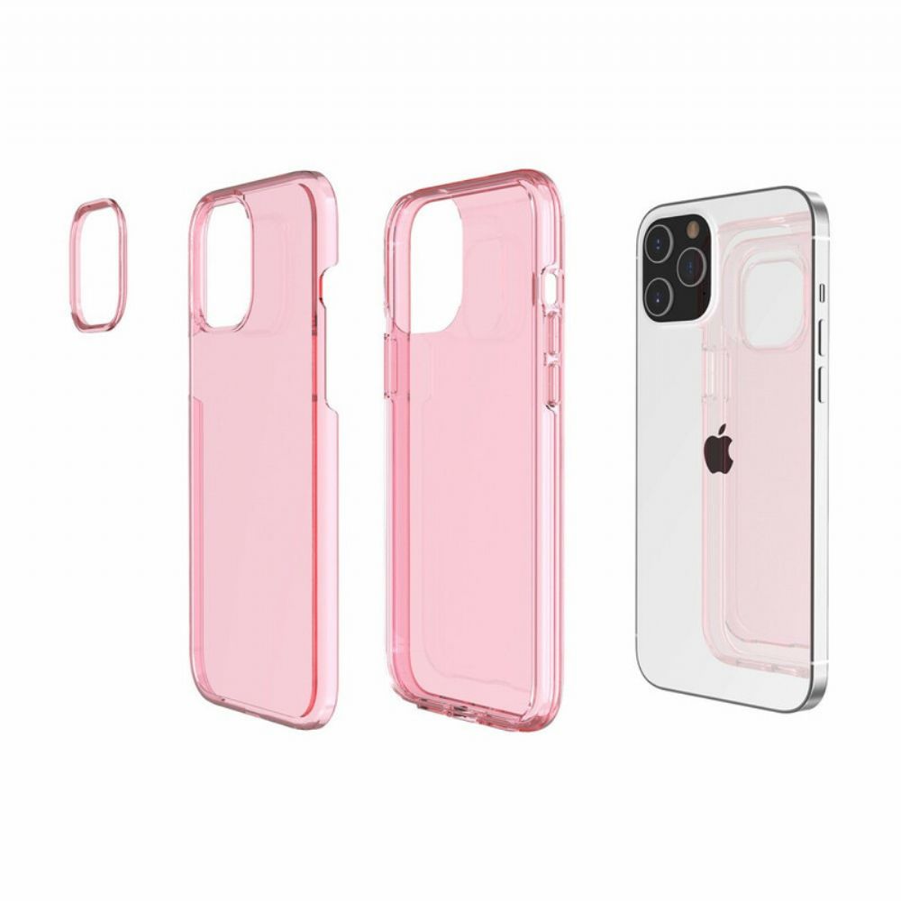 Hoesje voor iPhone 12 Pro Max Gekleurd Transparant