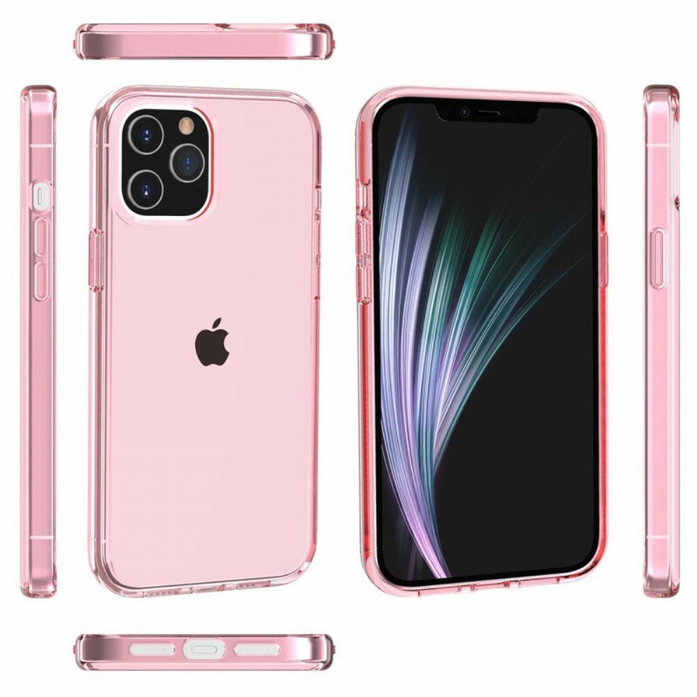 Hoesje voor iPhone 12 Pro Max Gekleurd Transparant