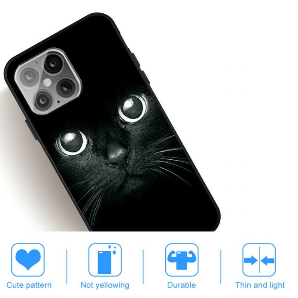 Hoesje voor iPhone 12 Pro Max Kattenogen