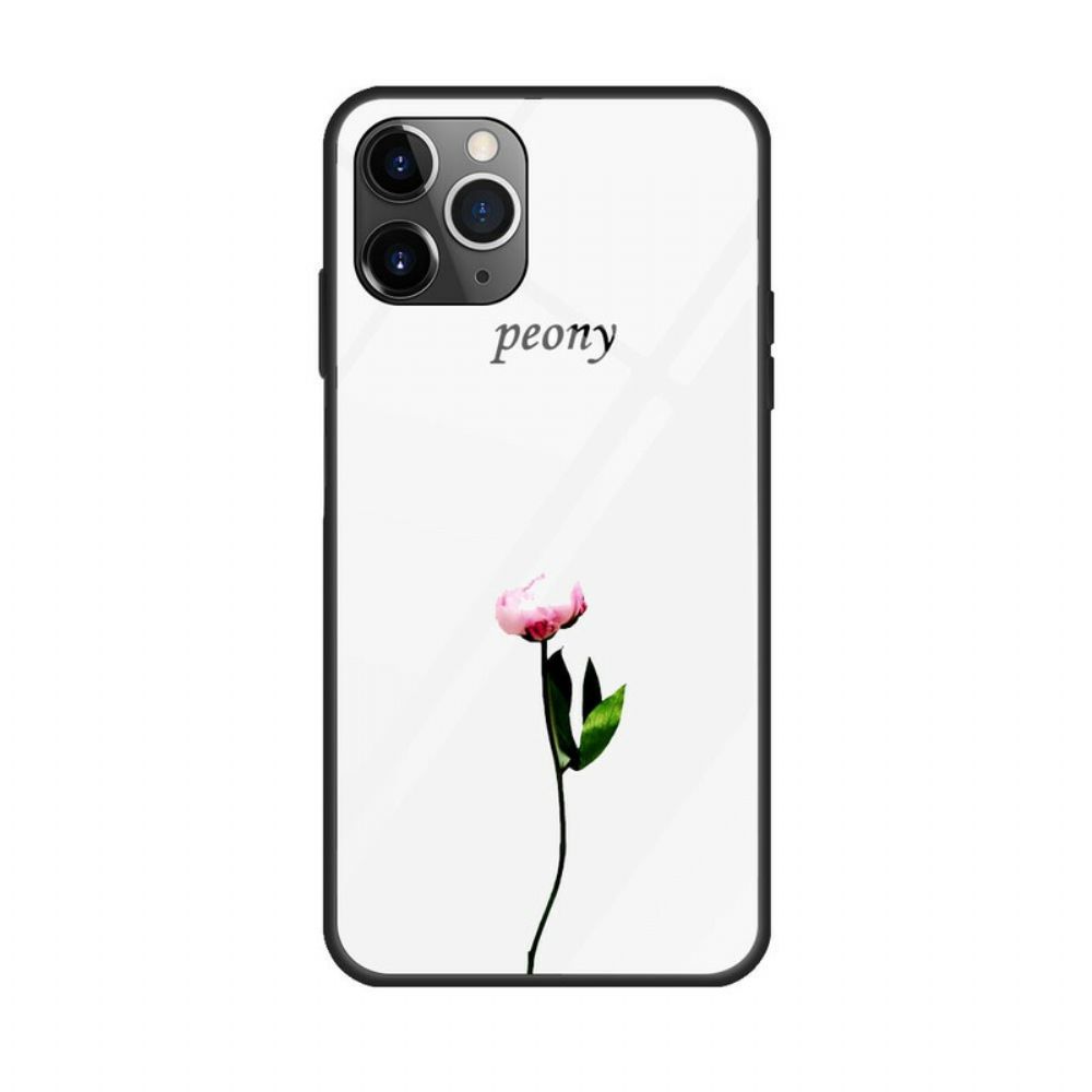 Hoesje voor iPhone 12 Pro Max Pioenroos Roze