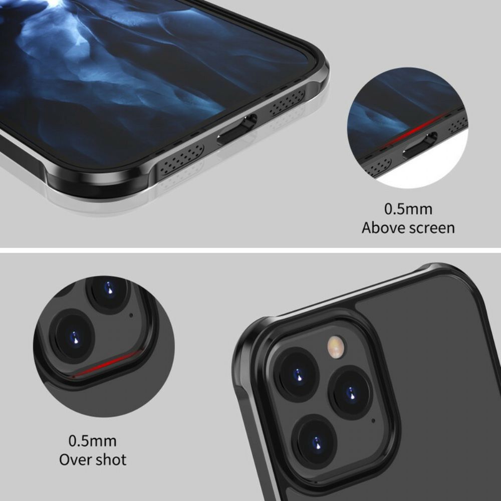 Hoesje voor iPhone 12 Pro Max Transparant Leeu-ontwerp