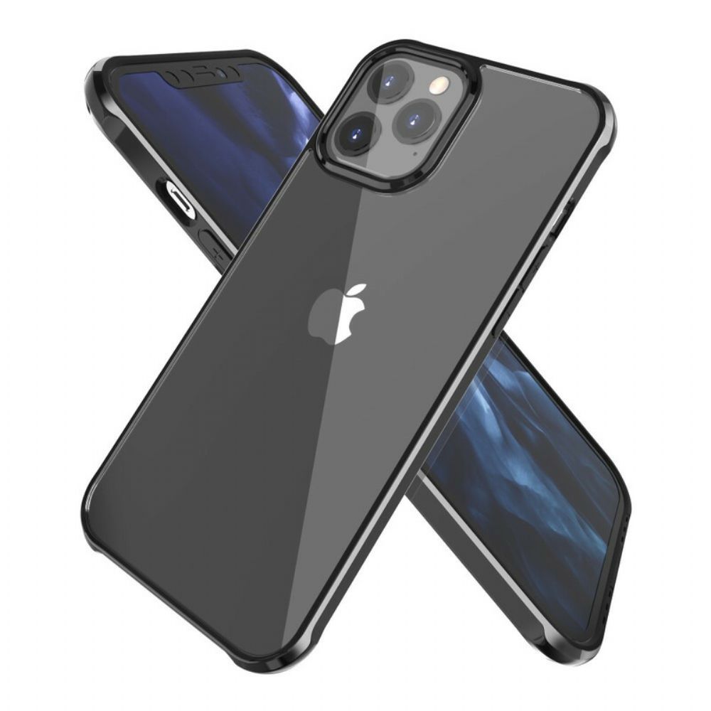 Hoesje voor iPhone 12 Pro Max Transparant Leeu-ontwerp