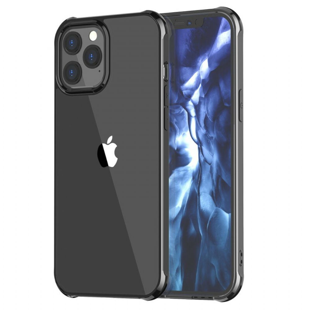 Hoesje voor iPhone 12 Pro Max Transparant Leeu-ontwerp