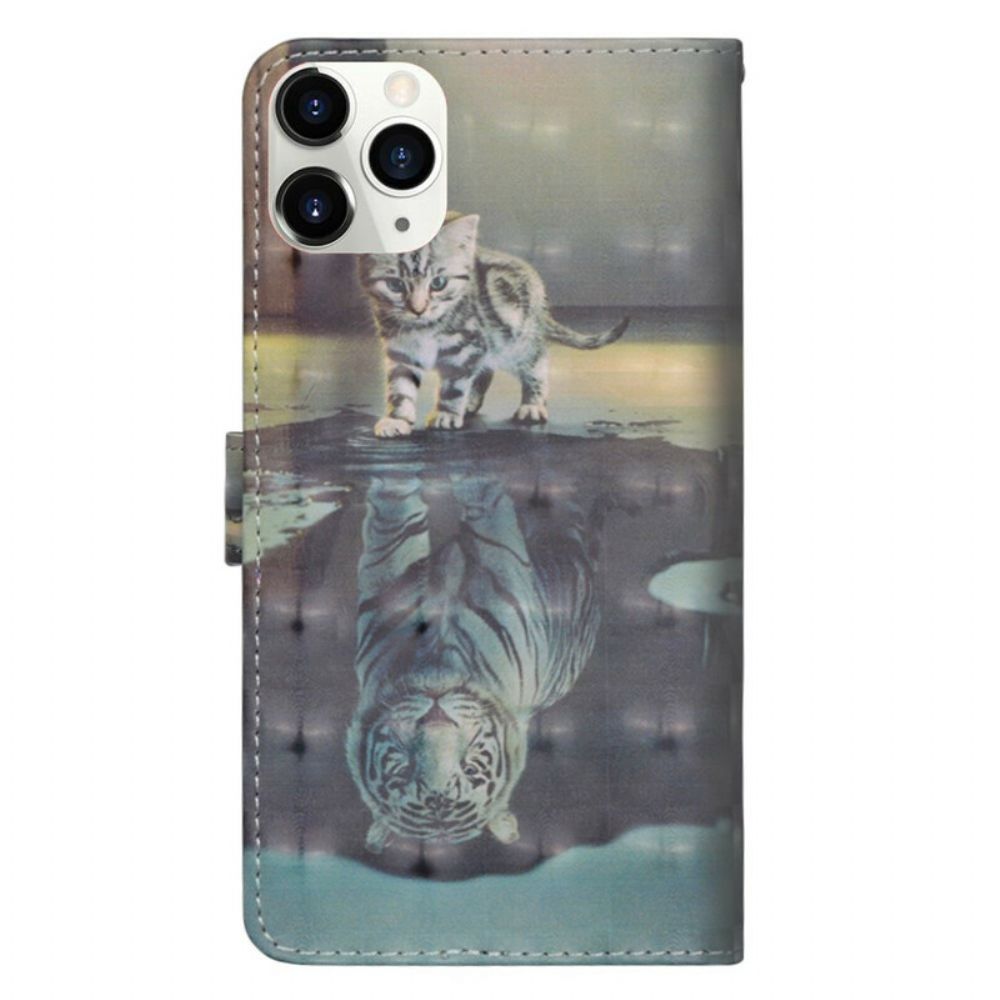 Leren Hoesje voor iPhone 12 Pro Max Ernest De Tijger