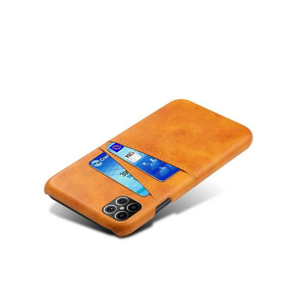 Telefoonhoesje voor iPhone 12 Pro Max Dubbele Kaarthouder