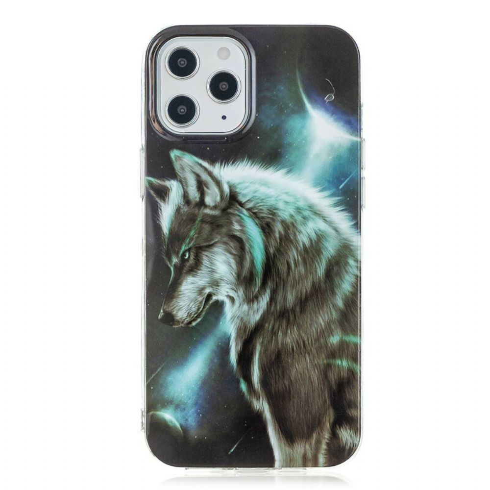 Telefoonhoesje voor iPhone 12 Pro Max Koninklijke Wolf