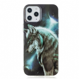 Telefoonhoesje voor iPhone 12 Pro Max Koninklijke Wolf