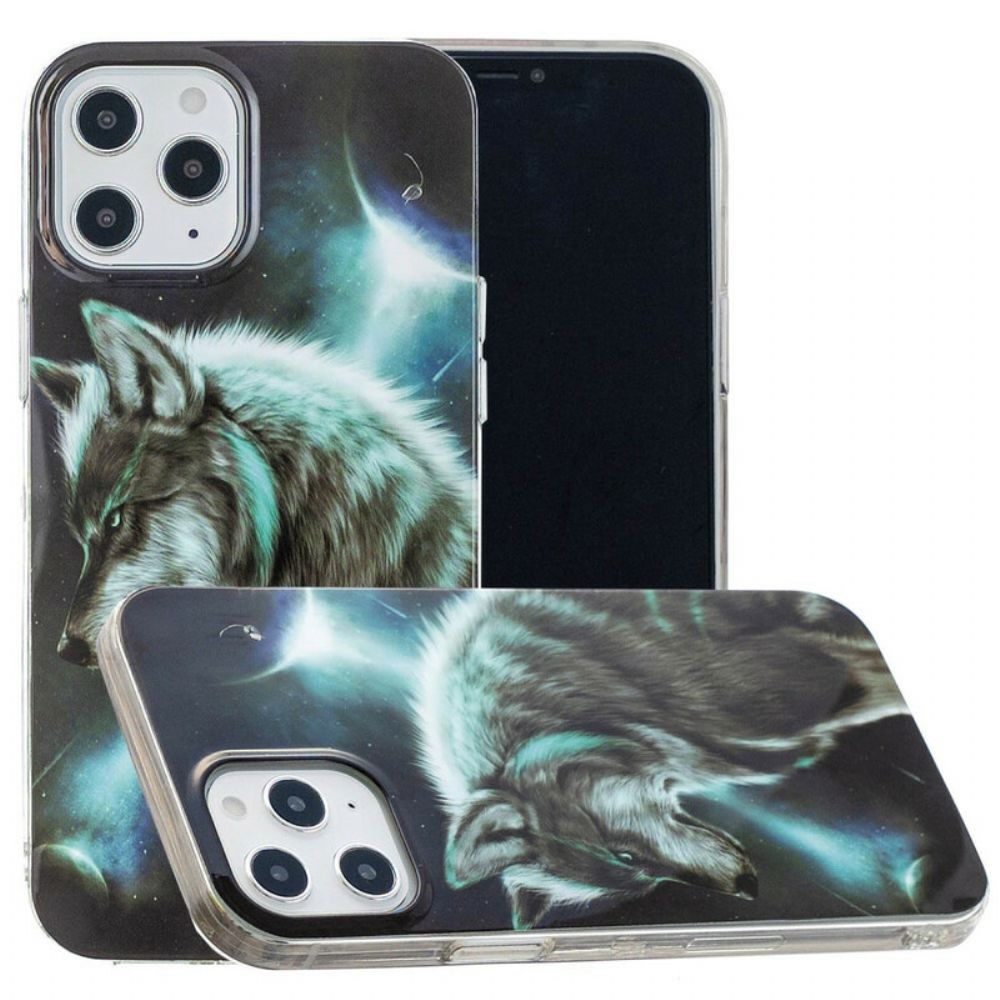 Telefoonhoesje voor iPhone 12 Pro Max Koninklijke Wolf