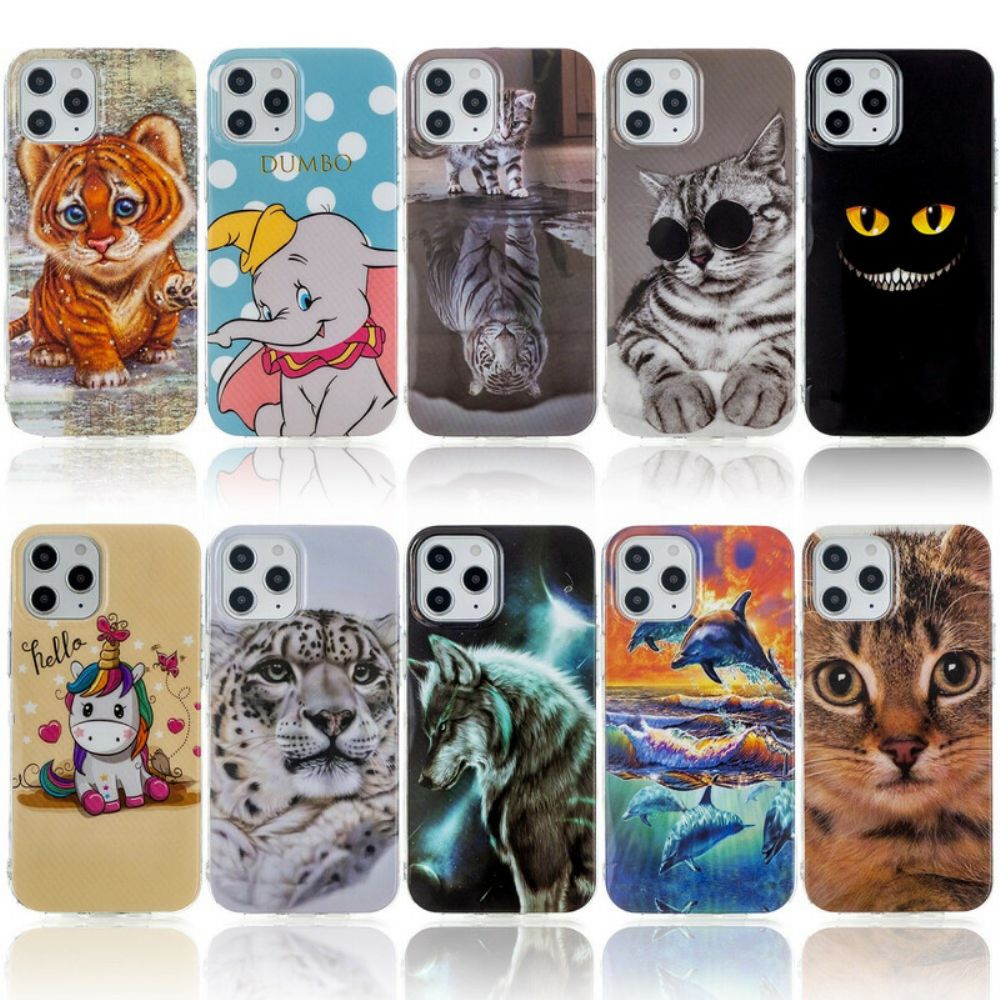 Telefoonhoesje voor iPhone 12 Pro Max Koninklijke Wolf