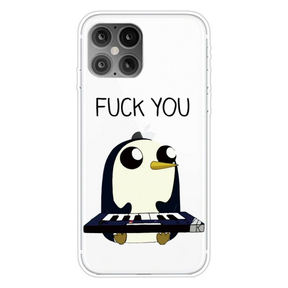 Telefoonhoesje voor iPhone 12 Pro Max Pinguïn Neuk Je