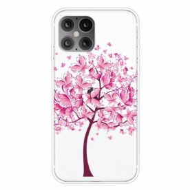 Telefoonhoesje voor iPhone 12 Pro Max Roze Boom Top