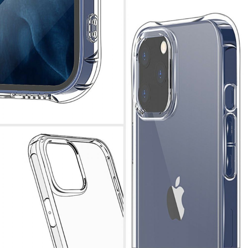 Telefoonhoesje voor iPhone 12 Pro Max Transparant Leeu-ontwerp