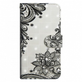 Flip Case voor Sony Xperia XZ3 Chique Kant