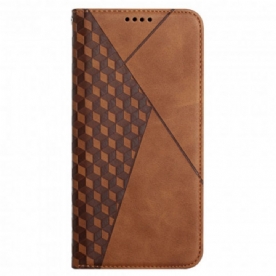 Bescherming Hoesje voor Oppo A54 5G / A74 5G Folio-hoesje Kubieke Stijl Skin-touch