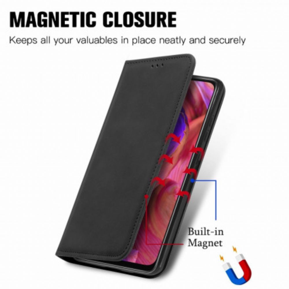 Bescherming Hoesje voor Oppo A54 5G / A74 5G Folio-hoesje Skin-touch