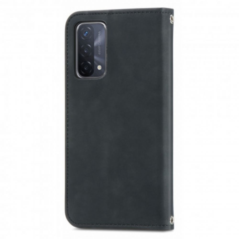 Bescherming Hoesje voor Oppo A54 5G / A74 5G Folio-hoesje Skin-touch