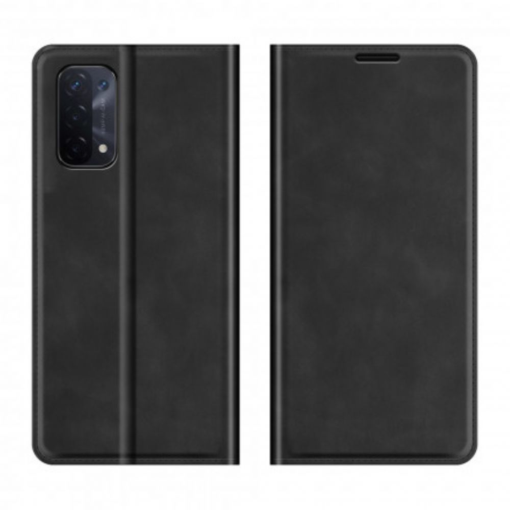 Bescherming Hoesje voor Oppo A54 5G / A74 5G Folio-hoesje Skin-touch