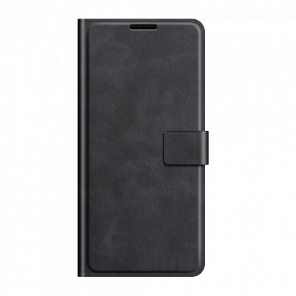 Flip Case voor Oppo A54 5G / A74 5G Klassieke Retro Lederen Stijl