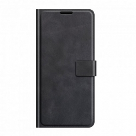 Flip Case voor Oppo A54 5G / A74 5G Klassieke Retro Lederen Stijl