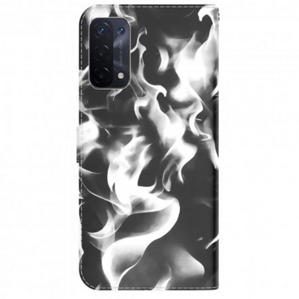 Folio-hoesje voor Oppo A54 5G / A74 5G Abstract Patroon