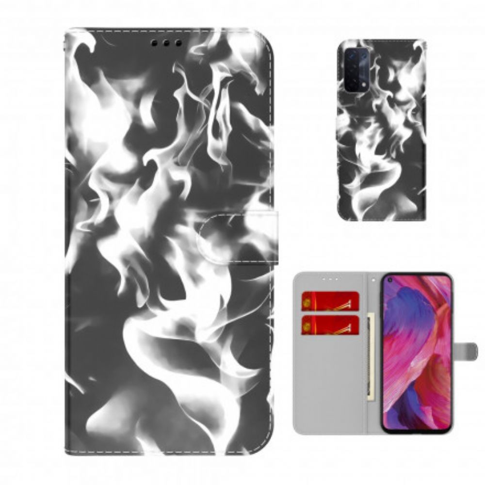 Folio-hoesje voor Oppo A54 5G / A74 5G Abstract Patroon