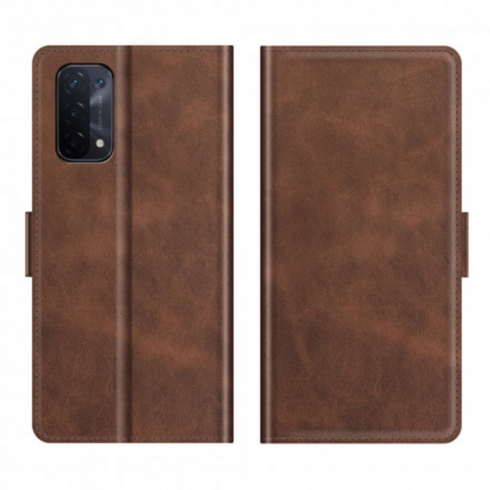 Folio-hoesje voor Oppo A54 5G / A74 5G Flip Case Dubbele Klep