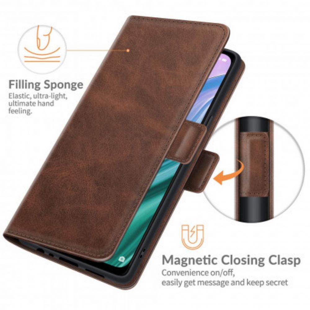 Folio-hoesje voor Oppo A54 5G / A74 5G Flip Case Dubbele Klep