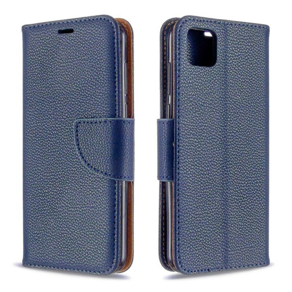 Flip Case voor Huawei Y5p Folio-hoesje Litchi Flap Schuin