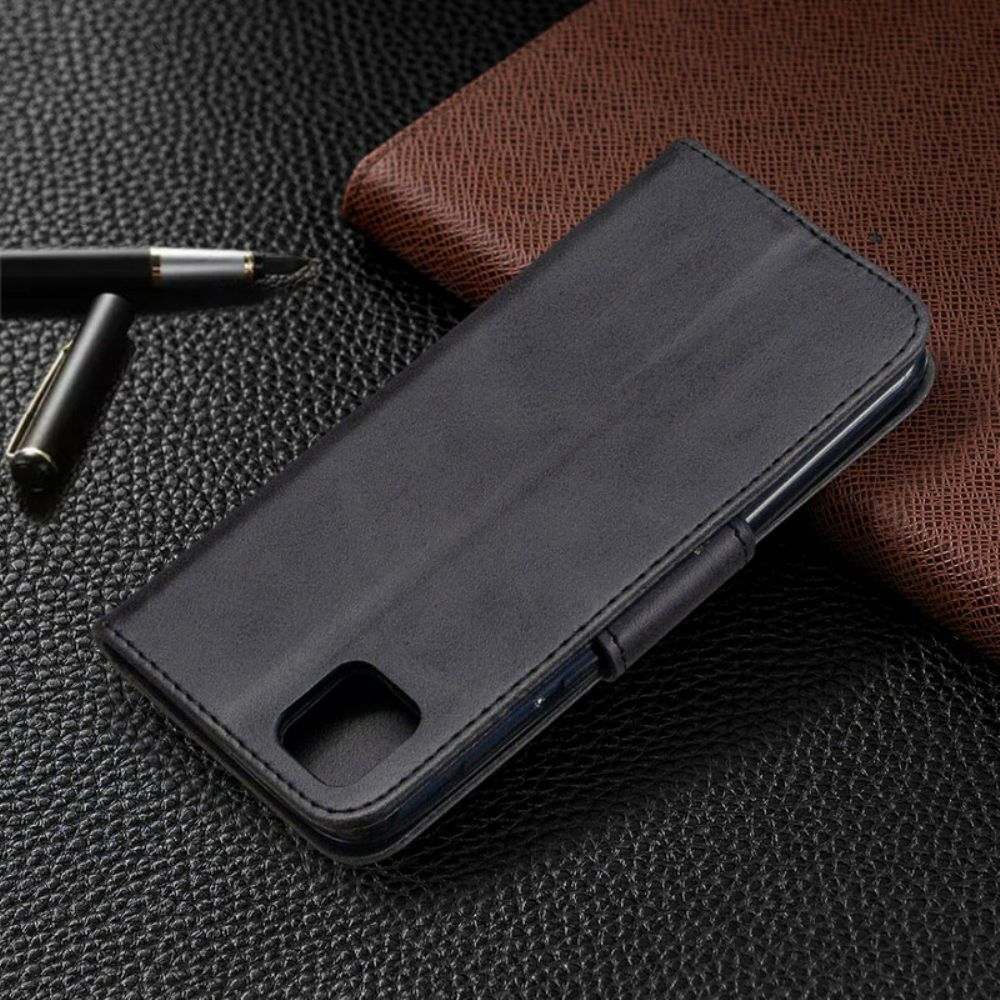 Folio-hoesje voor Huawei Y5p Flip Case Gladde Schuine Klep