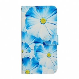 Folio-hoesje voor Huawei Y5p Meerdere Bloemen