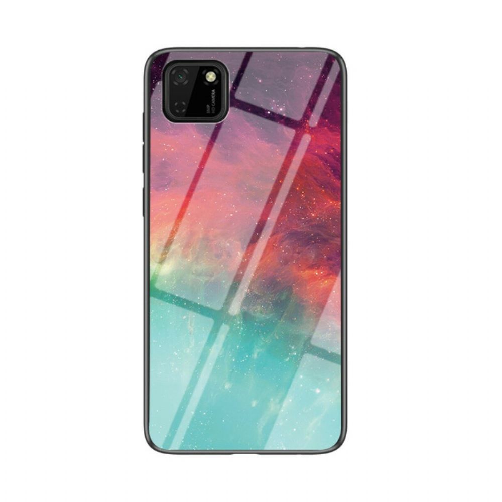 Hoesje voor Huawei Y5p Premium Kleuren Gehard Glas